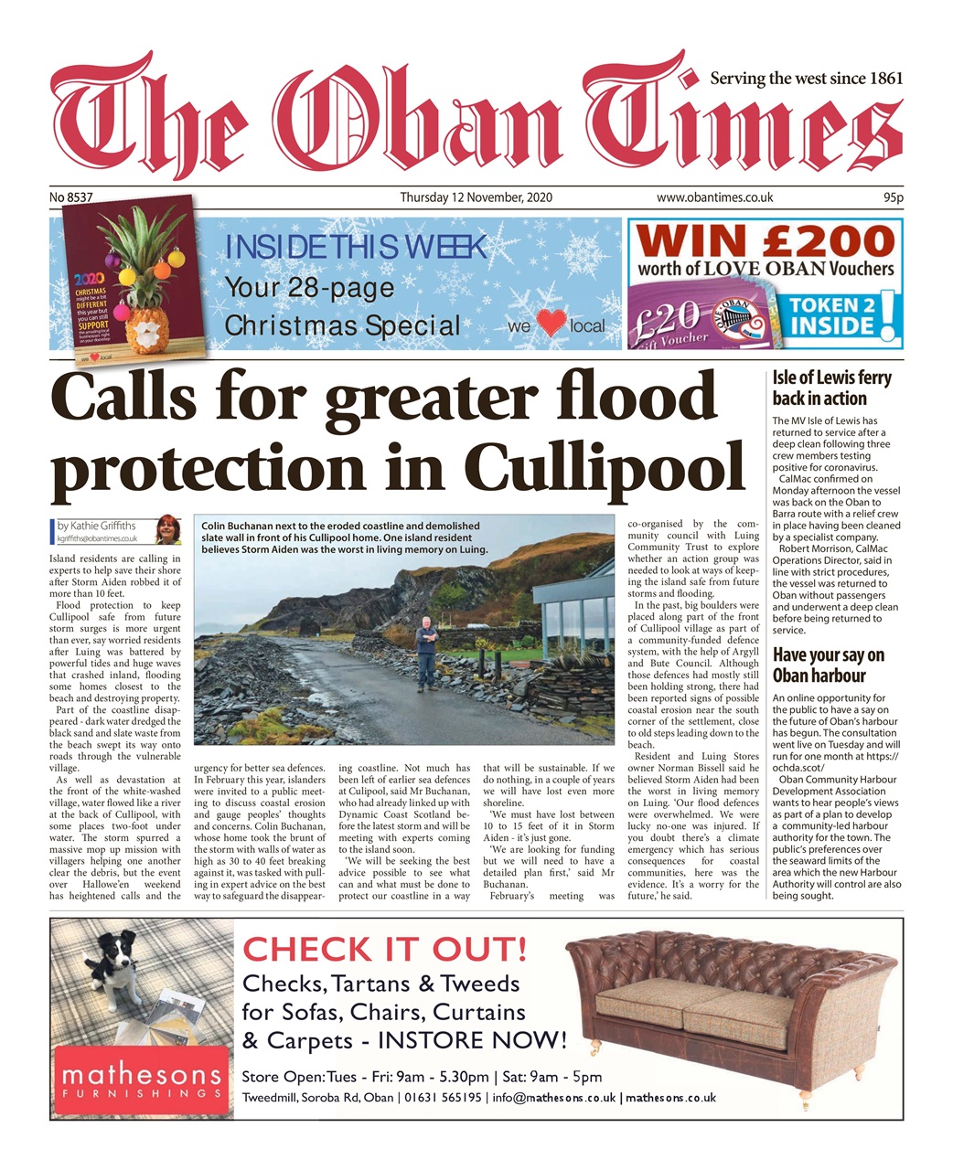 The Oban Times & Lochaber Times Preview Pages