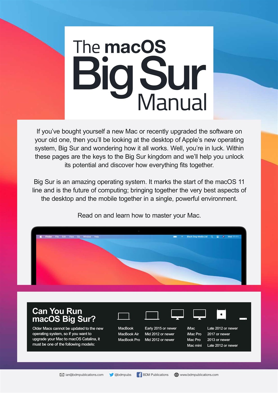 Mac + MacBook User Preview Pages