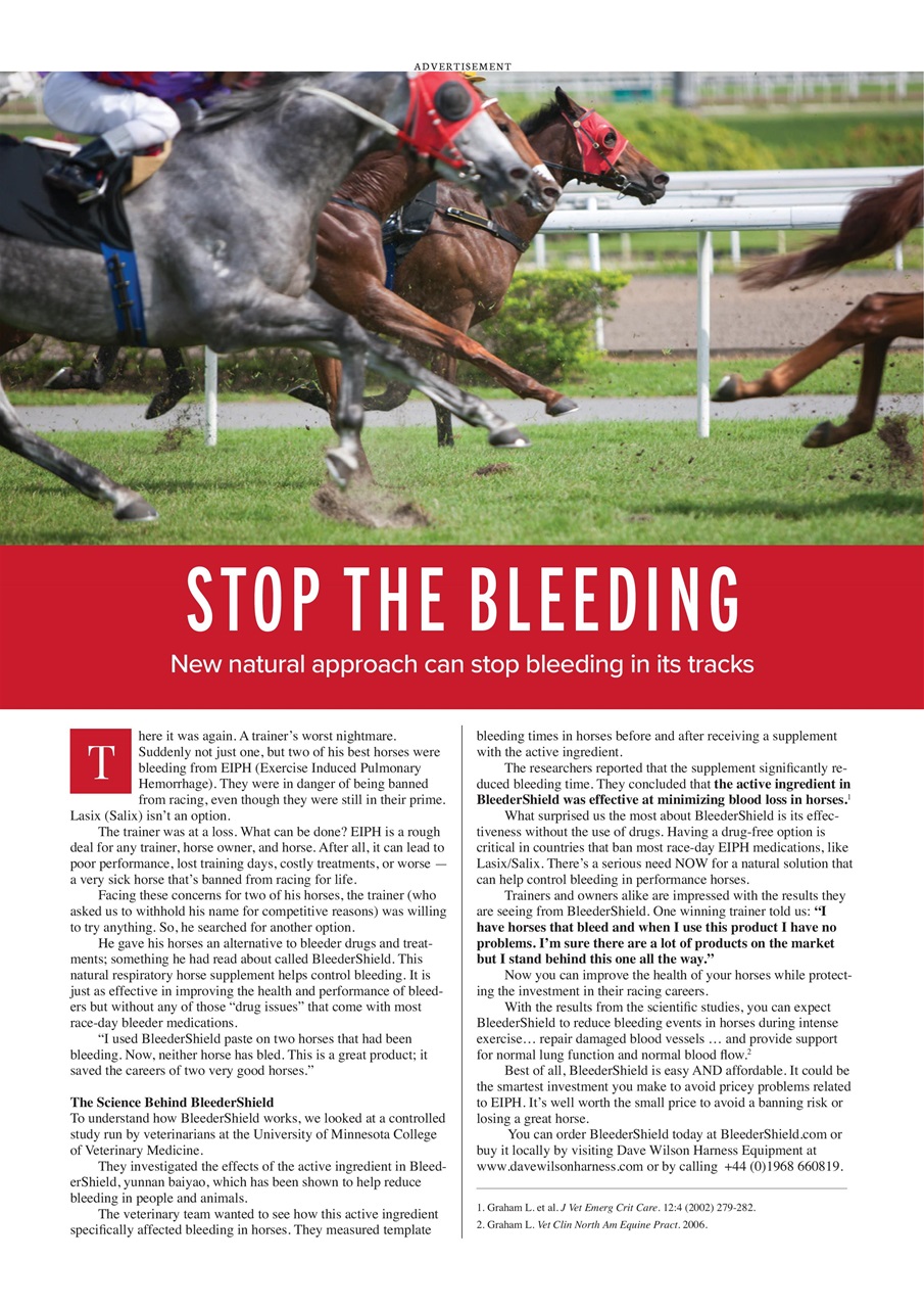 European Trainer Magazine - horse racing Preview Pages