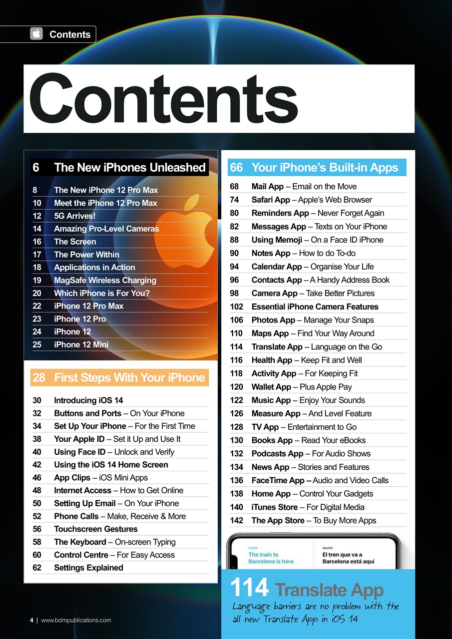 Essential Apple User Preview Pages