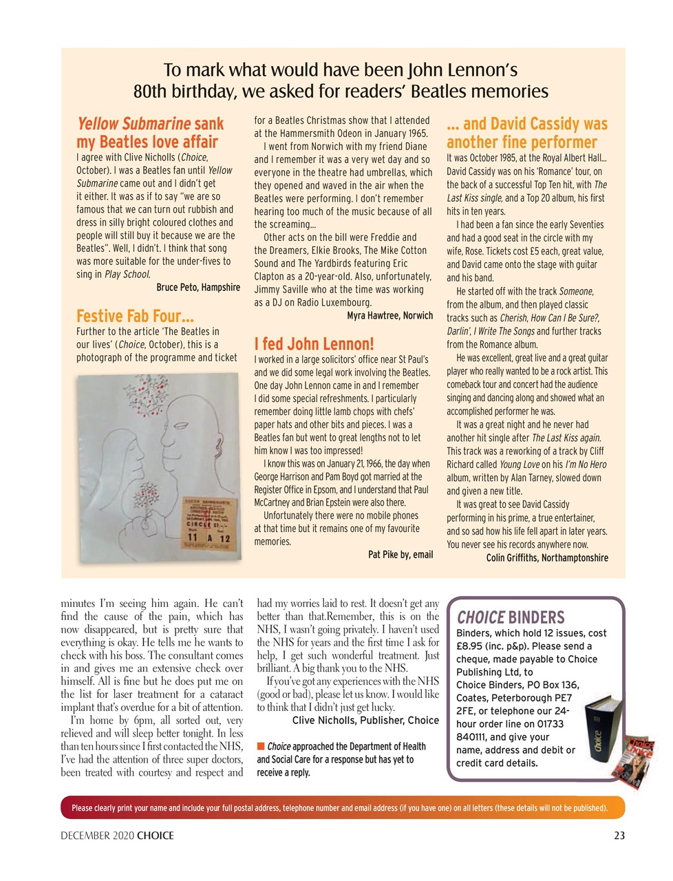 Choice Magazine Preview Pages