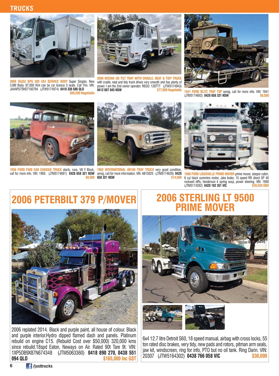JUST TRUCKS Preview Pages