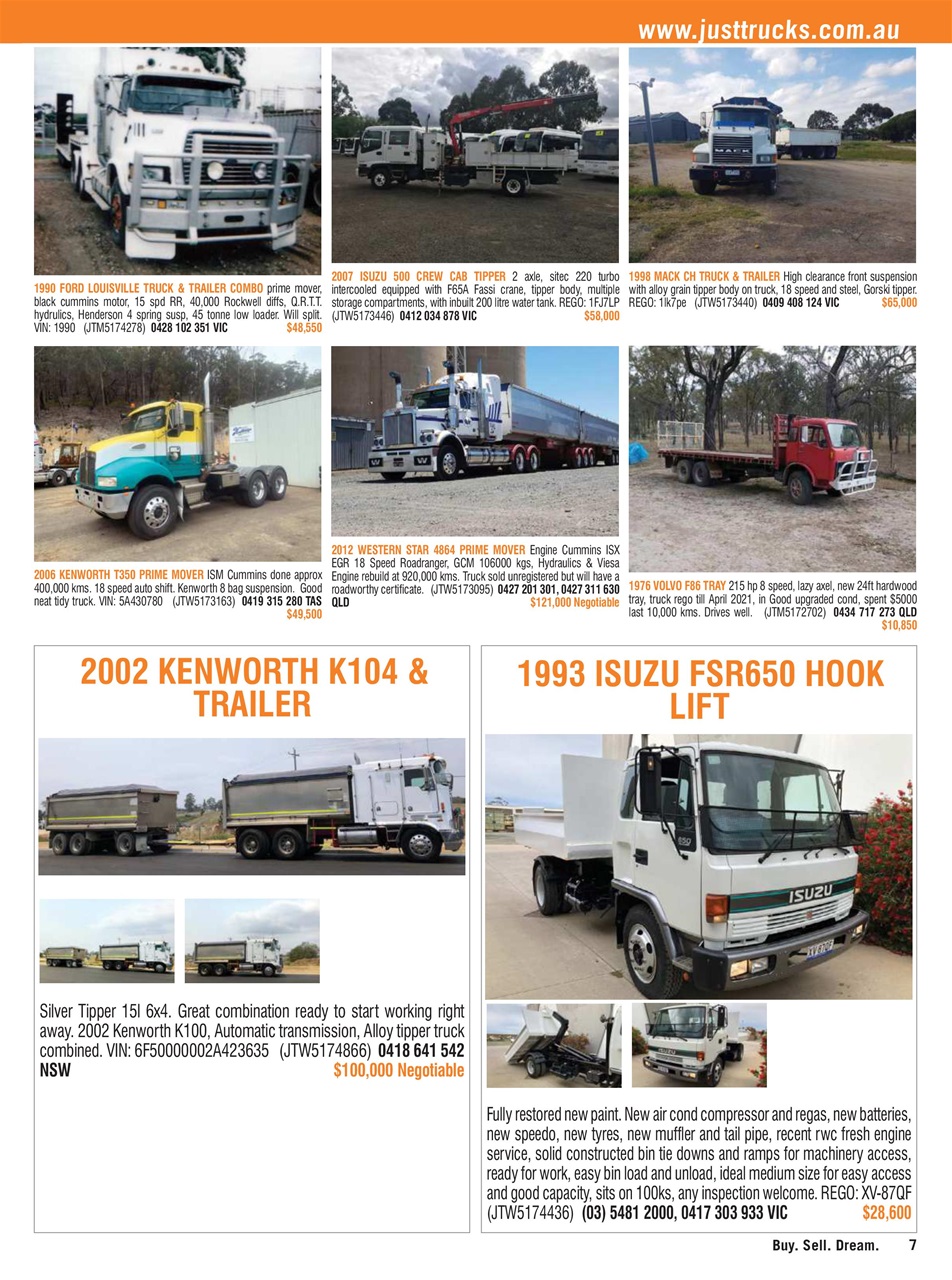JUST TRUCKS Preview Pages