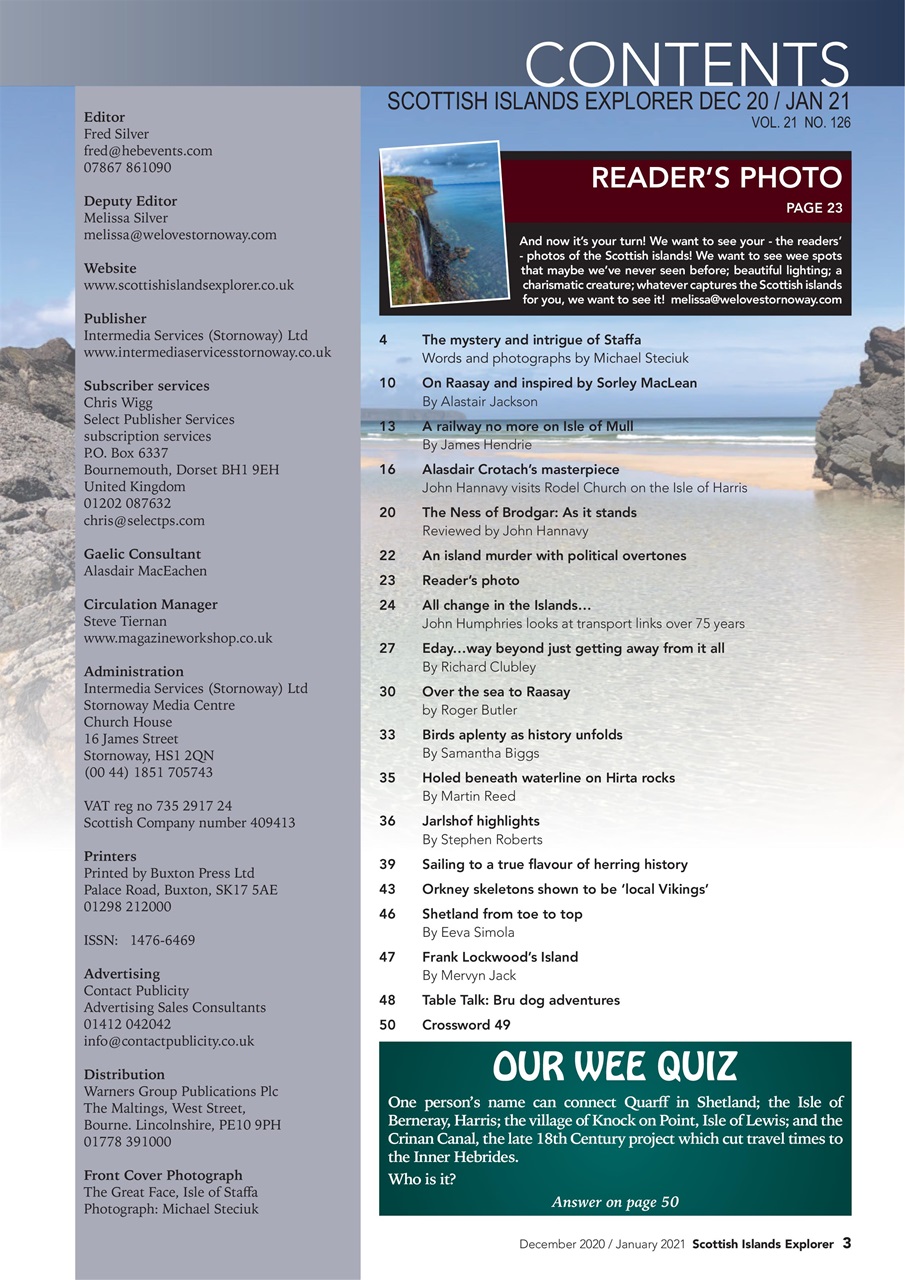 Scottish Islands Explorer Preview Pages