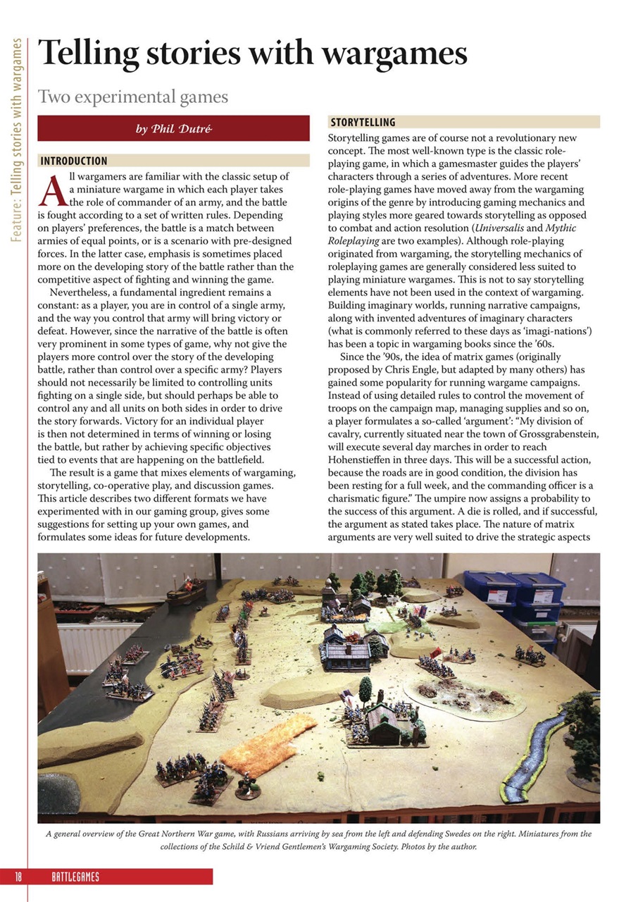 Miniature Wargames Preview Pages