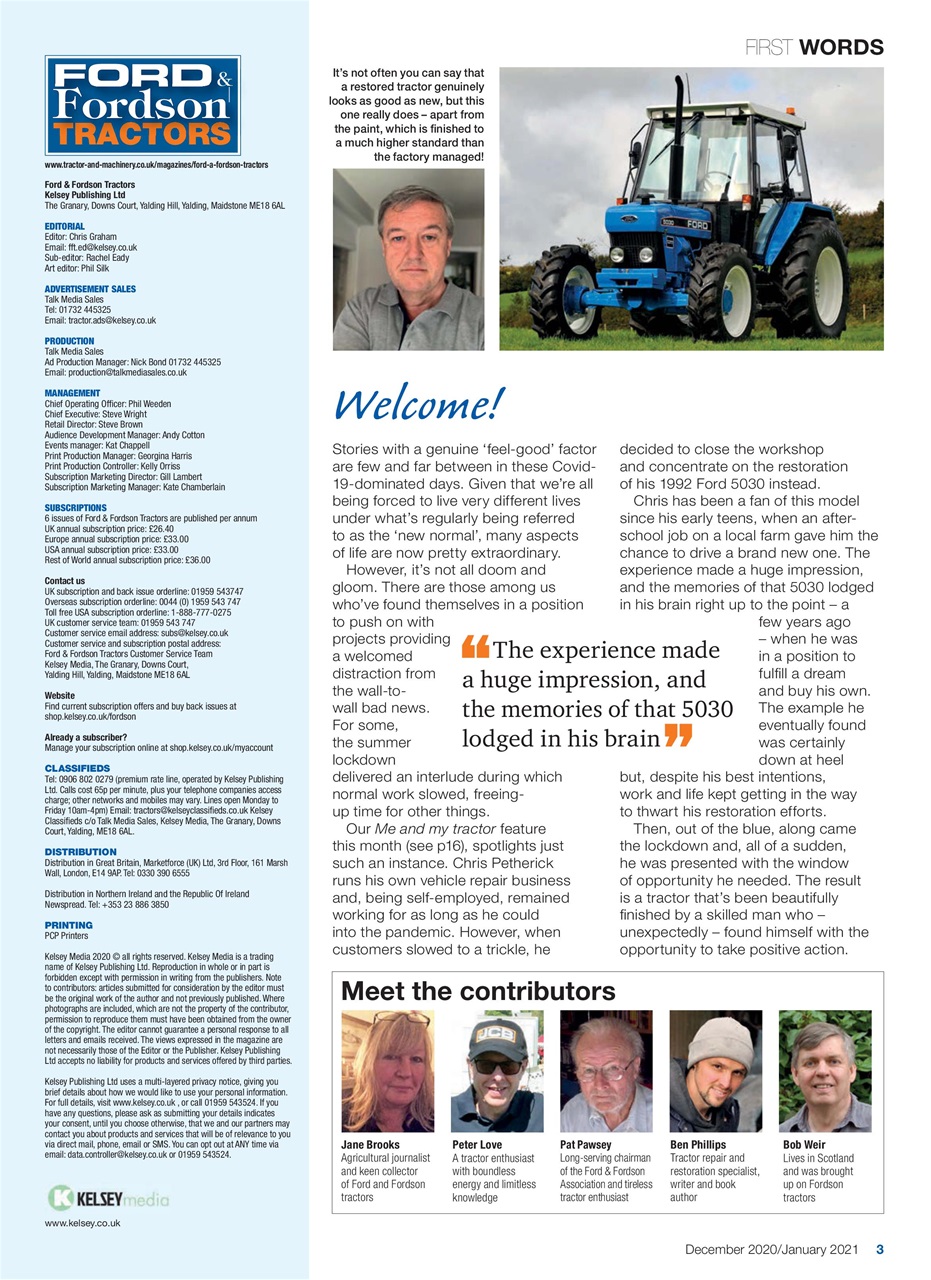 Ford & Fordson Preview Pages