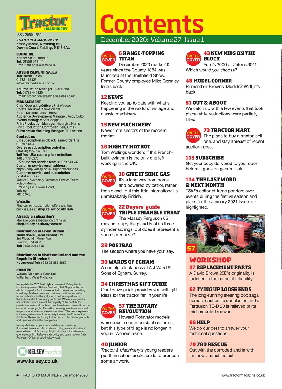 Tractor & Machinery Preview Pages