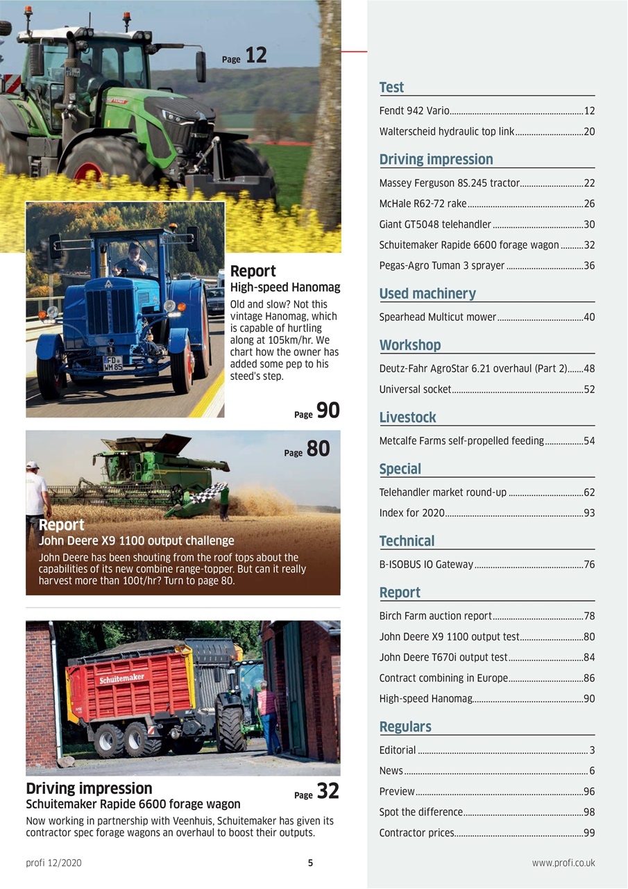 Profi International Preview Pages
