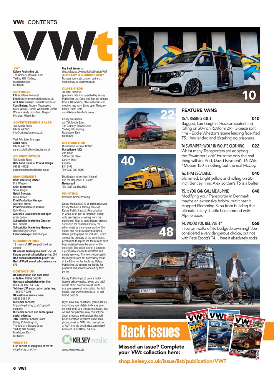 VWt Magazine Preview Pages