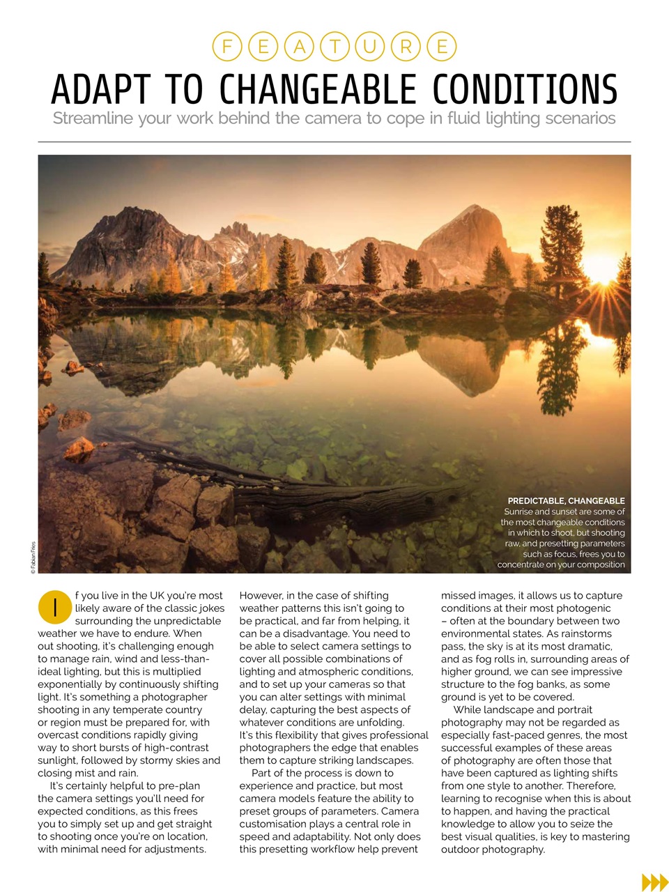 Photography Week Preview Pages