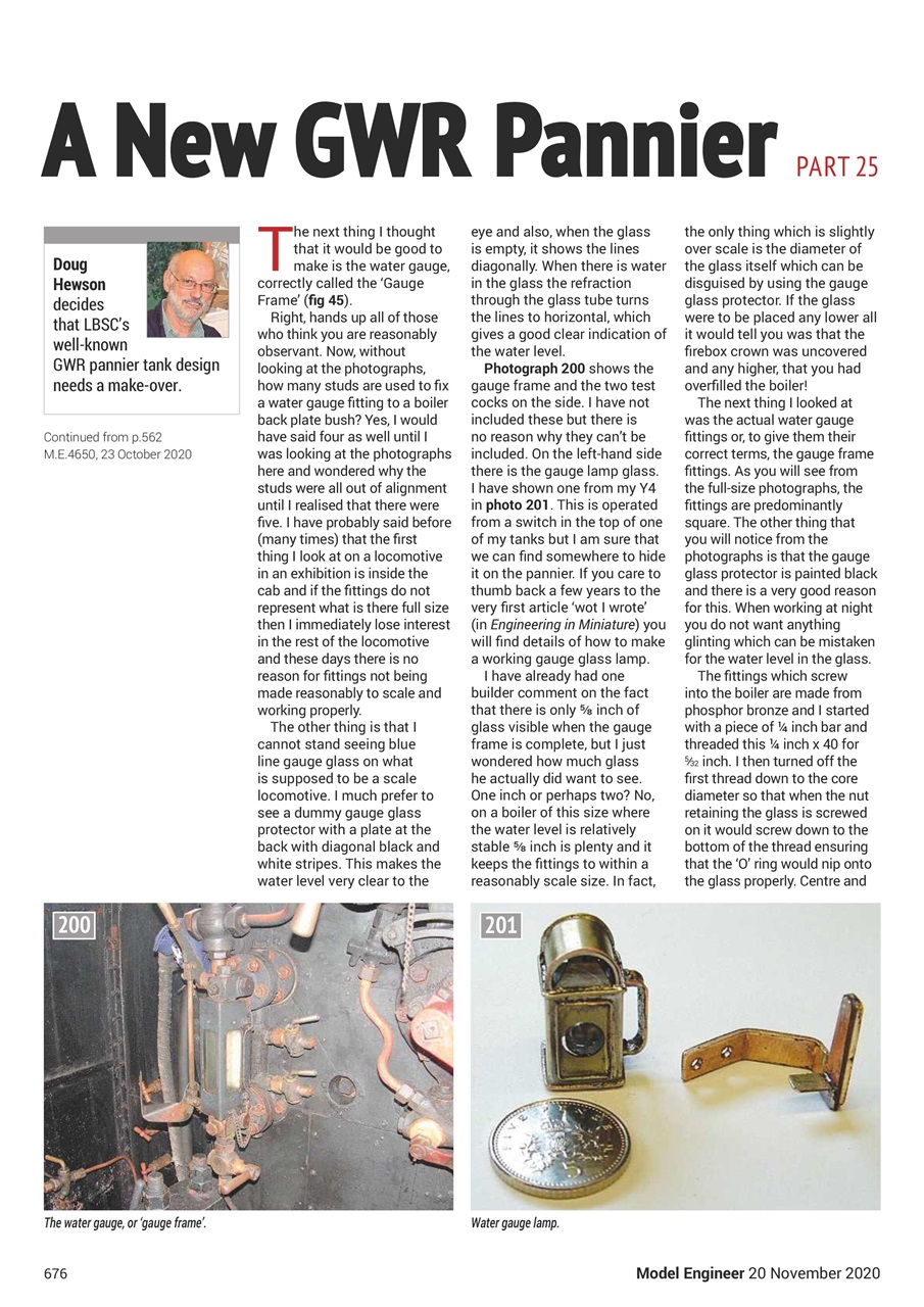 Model Engineer Preview Pages