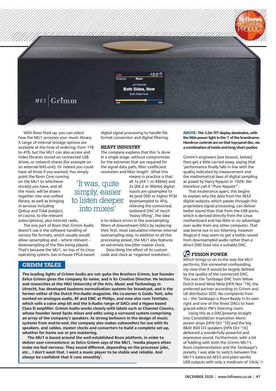Hi-Fi News Preview Pages