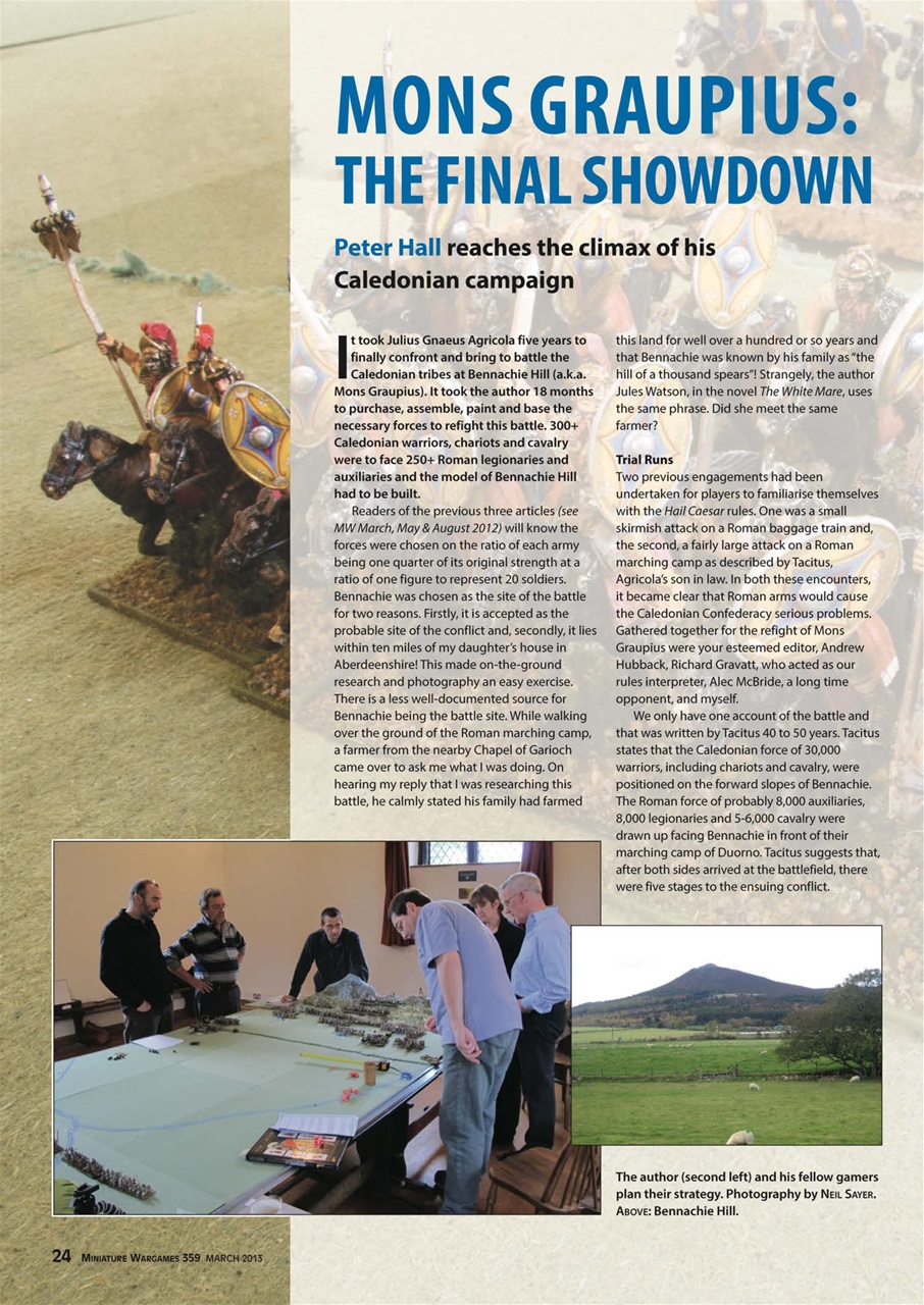 Miniature Wargames Preview Pages