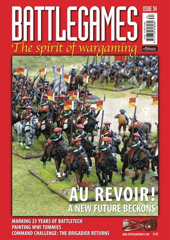 Miniature Wargames issue Battlegames Issue 34