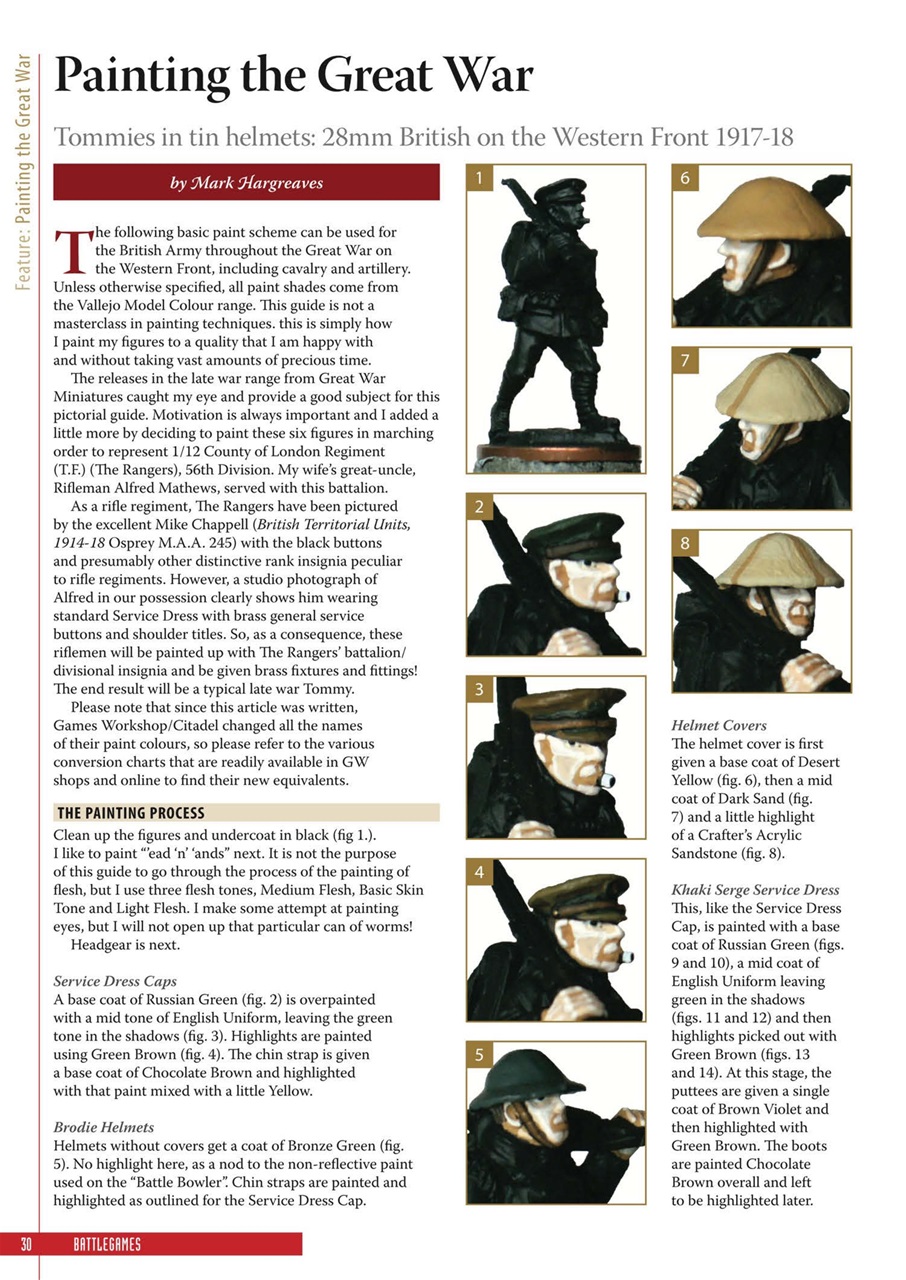 Miniature Wargames Preview Pages