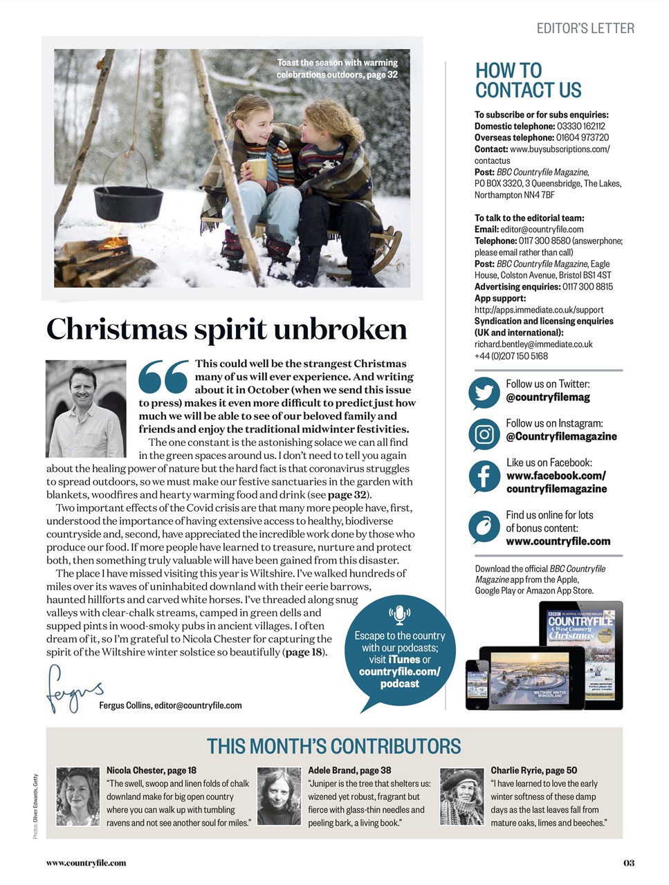 BBC Countryfile Magazine Preview Pages