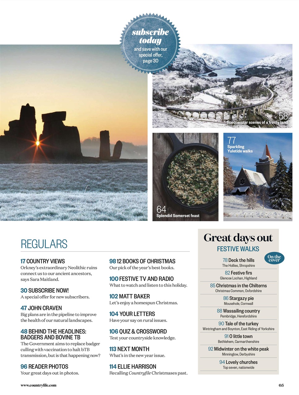 BBC Countryfile Magazine Preview Pages