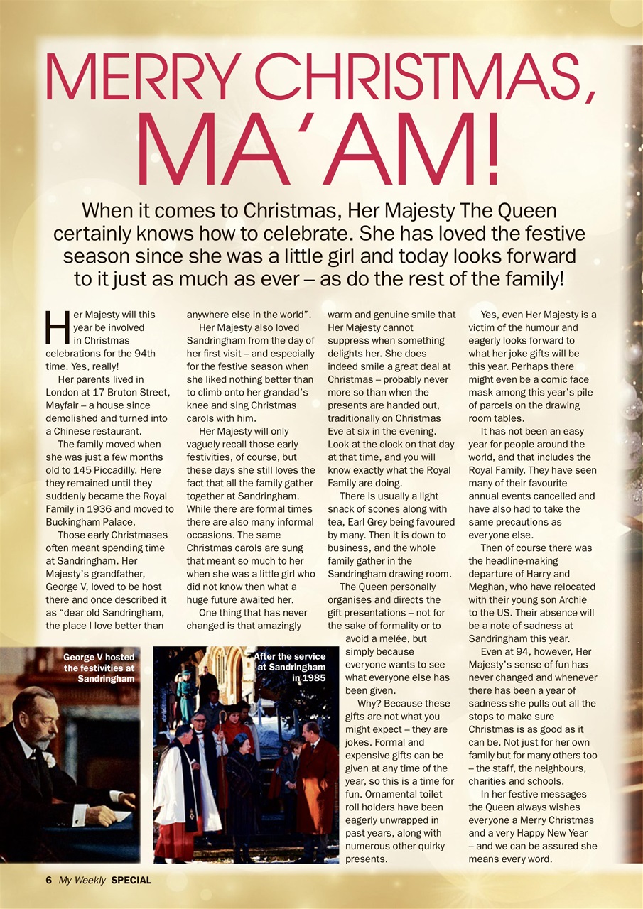 My Weekly Special Preview Pages