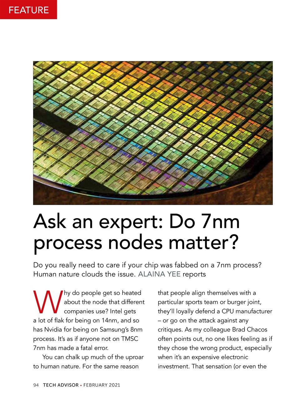 Tech Advisor Preview Pages