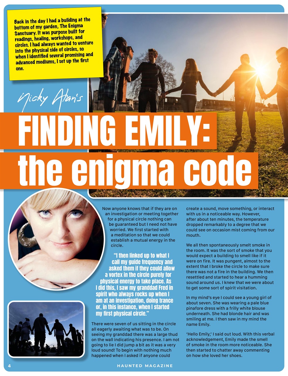 Haunted Magazine Preview Pages