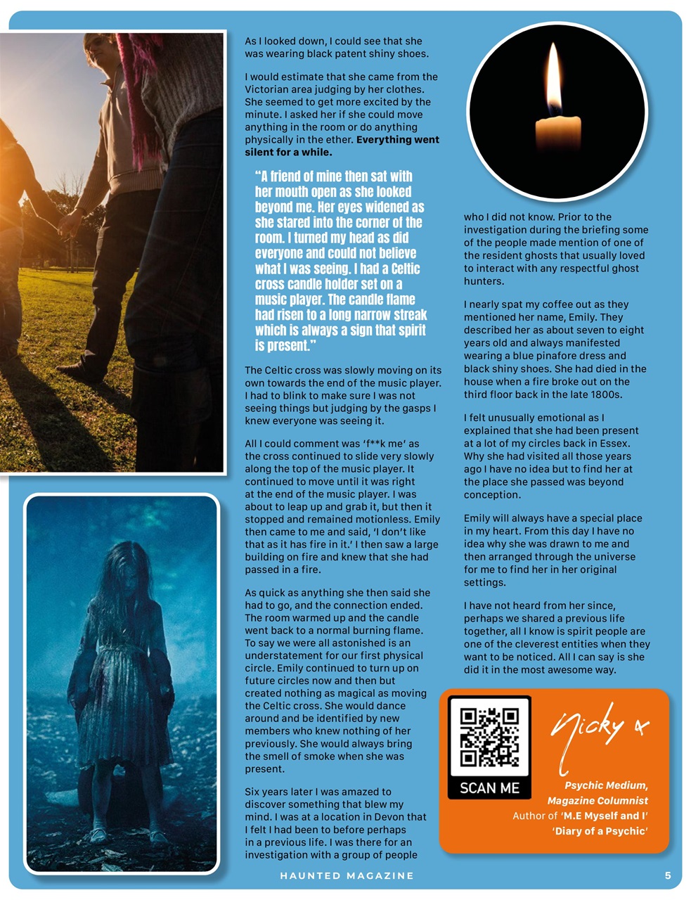 Haunted Magazine Preview Pages