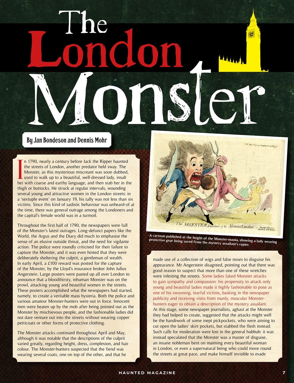 Haunted Magazine Preview Pages