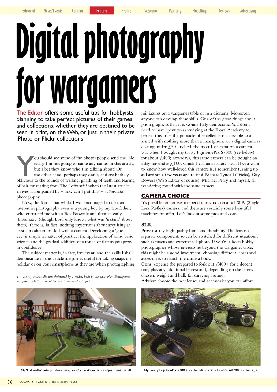 Miniature Wargames Preview Pages