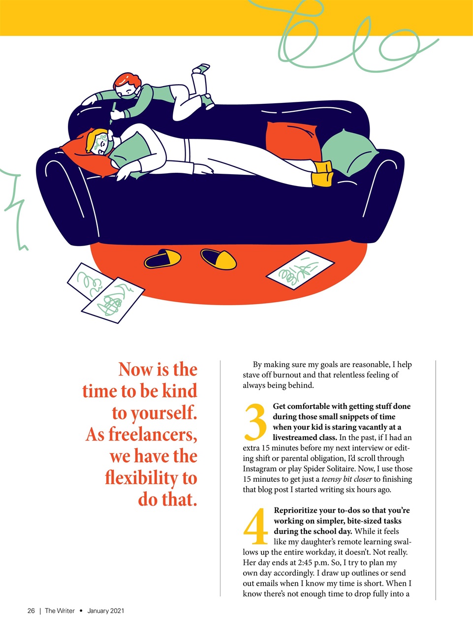 The Writer Preview Pages