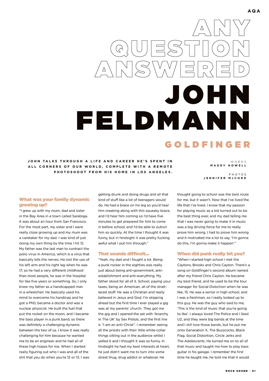 Rock Sound Magazine Preview Pages