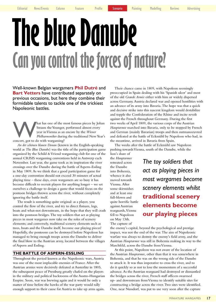 Miniature Wargames Preview Pages