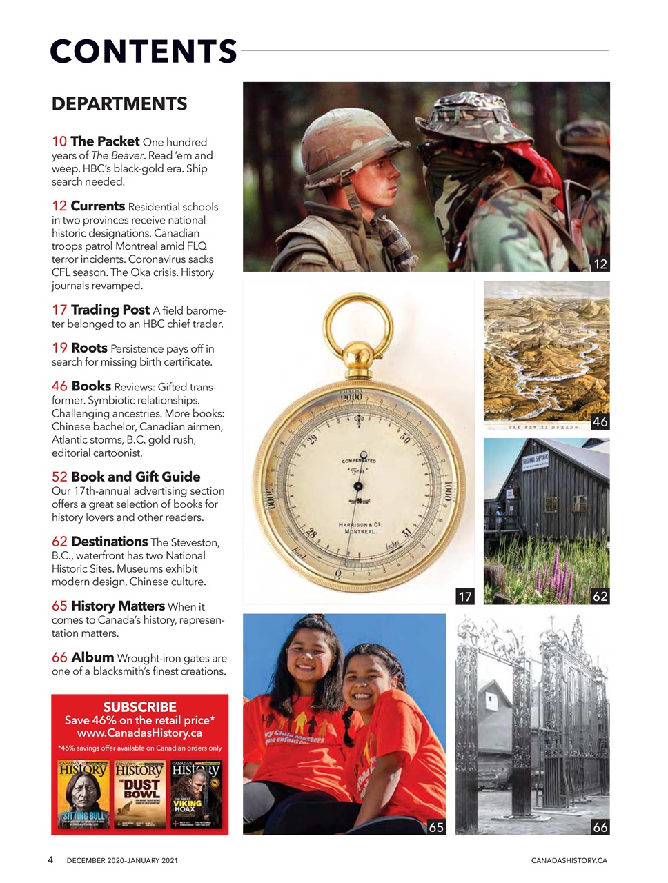 Canada's History Preview Pages