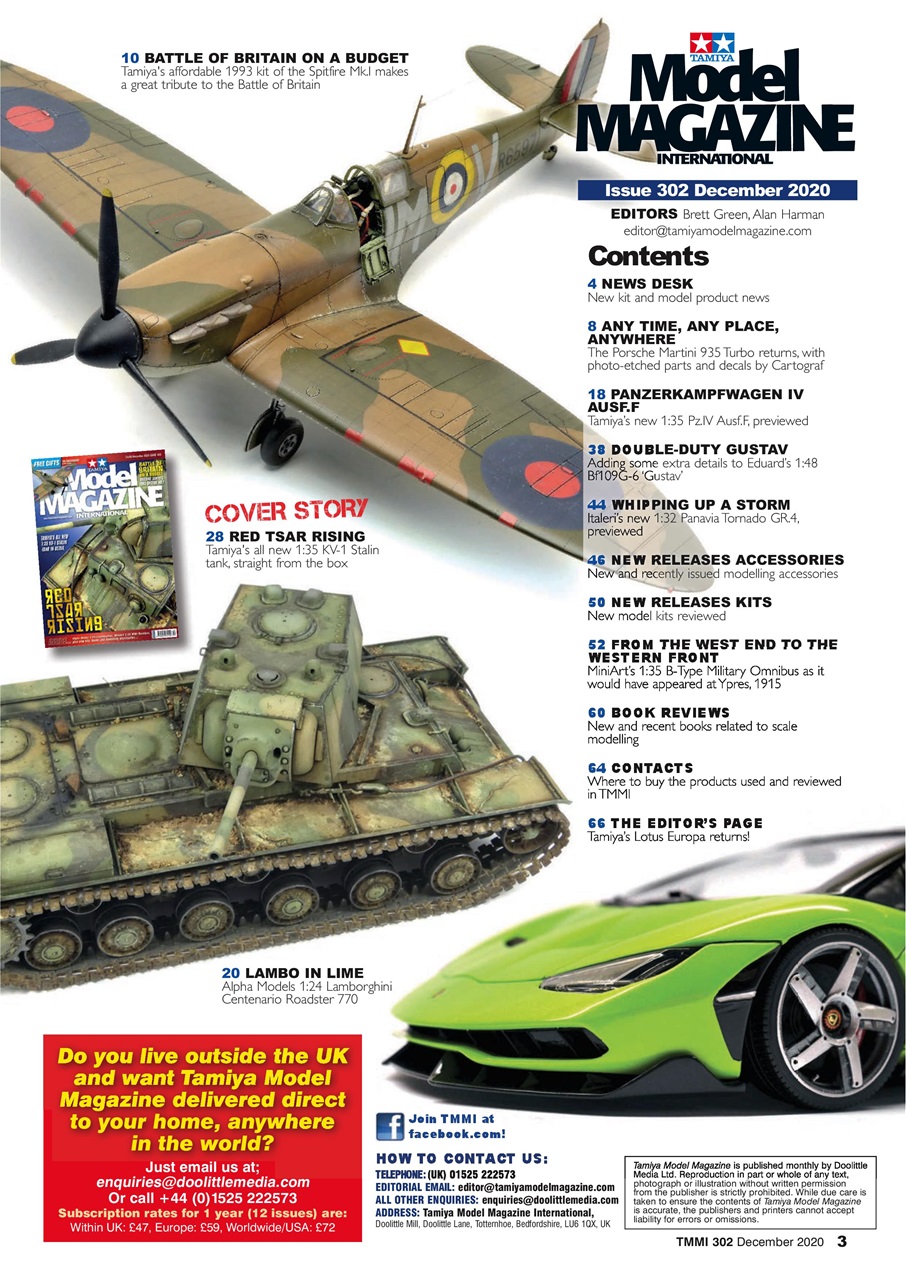 Tamiya Model Magazine Preview Pages