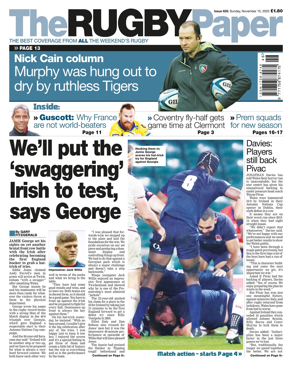 The Rugby Paper Preview Pages