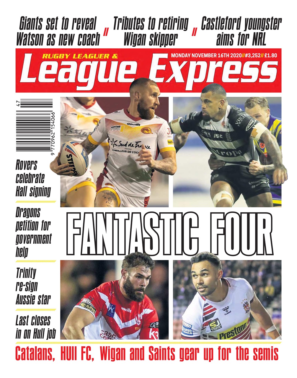 League Express Preview Pages