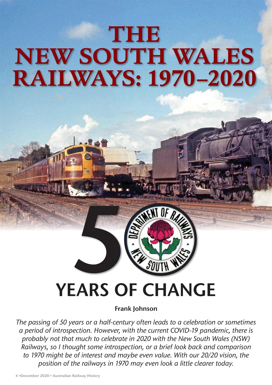 Australian Railway History Preview Pages