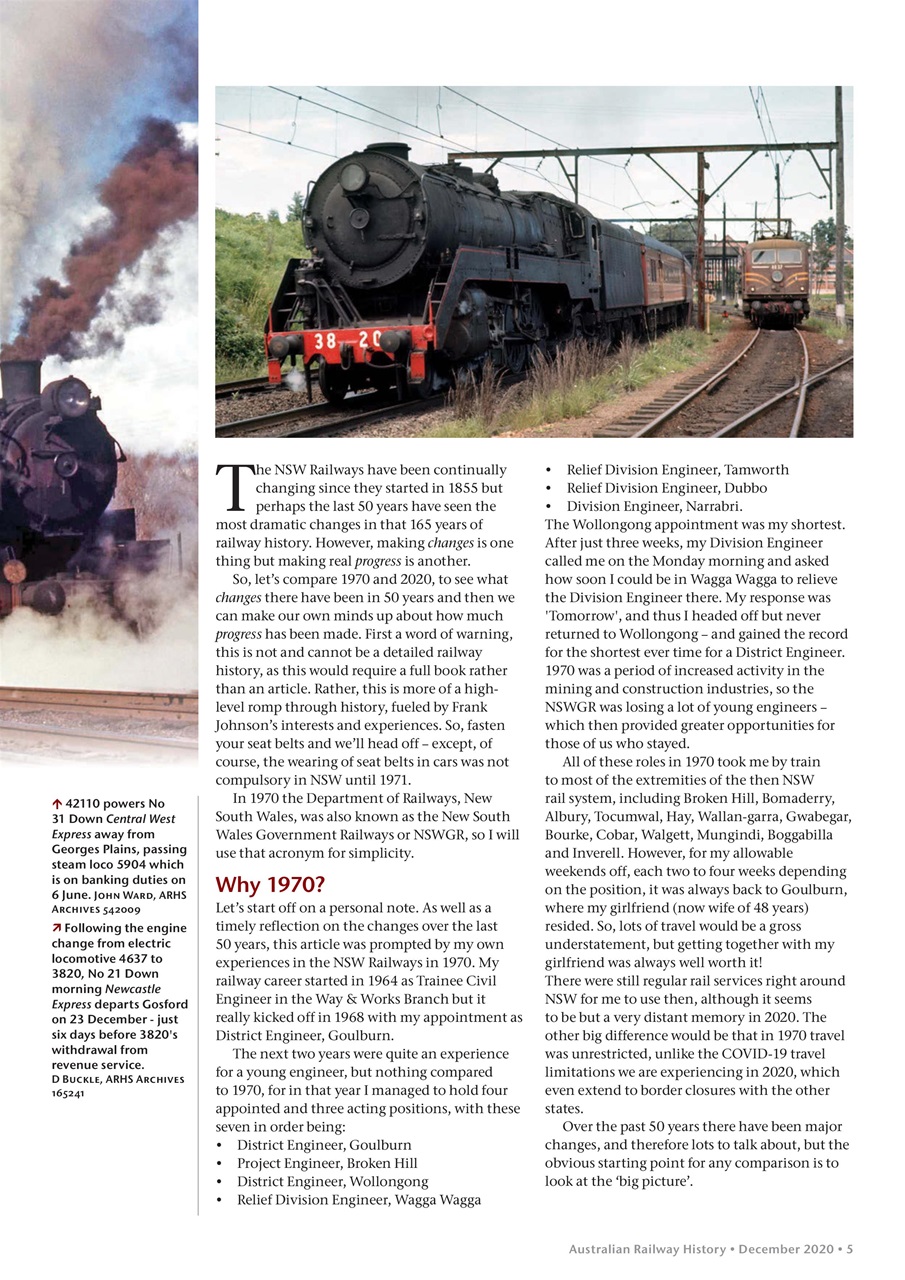 Australian Railway History Preview Pages