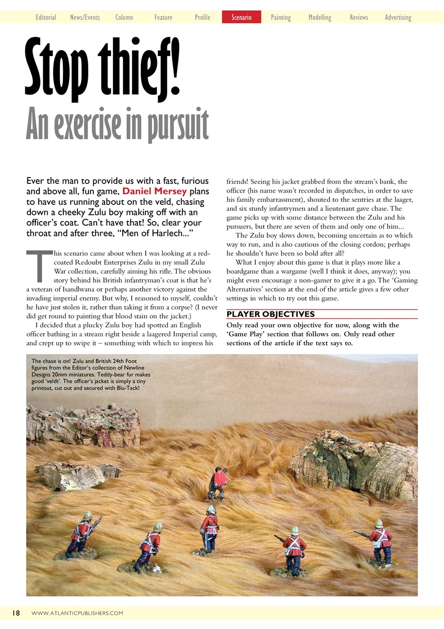 Miniature Wargames Preview Pages