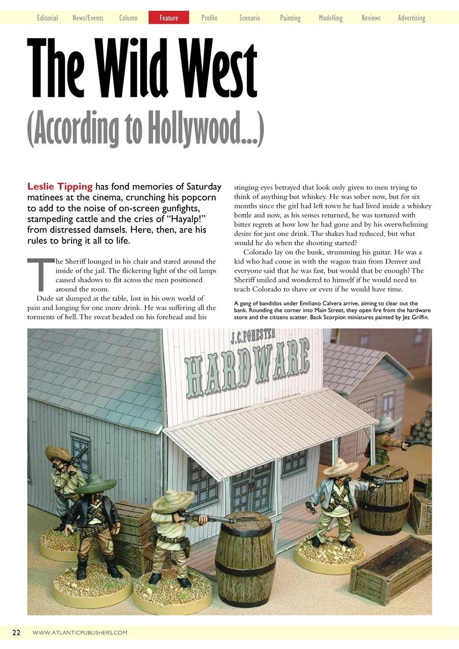 Miniature Wargames Preview Pages