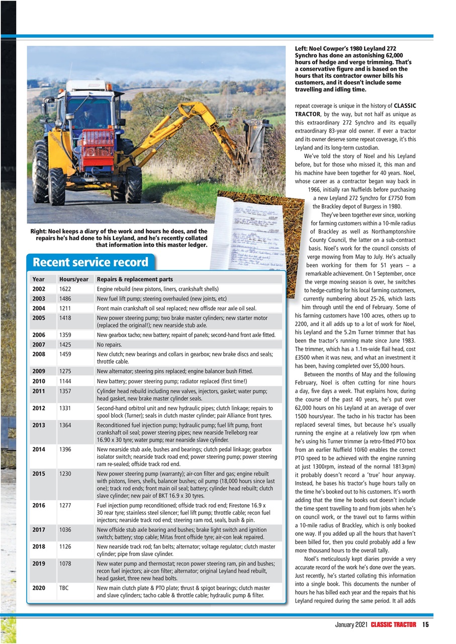 Classic Tractor Preview Pages