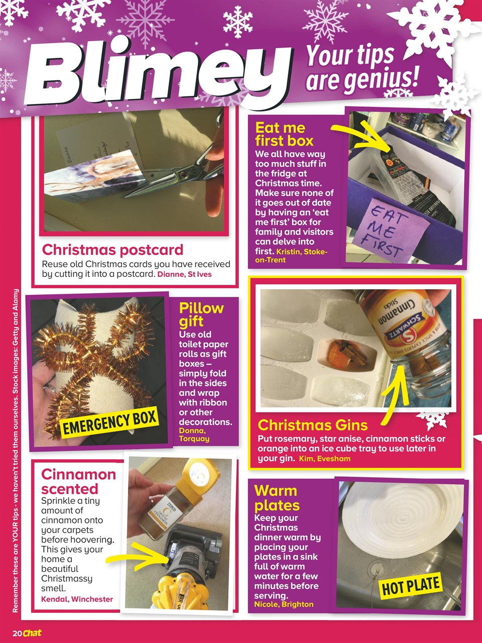Chat Specials Preview Pages