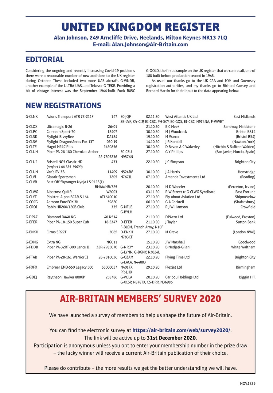 Air Britain News Preview Pages