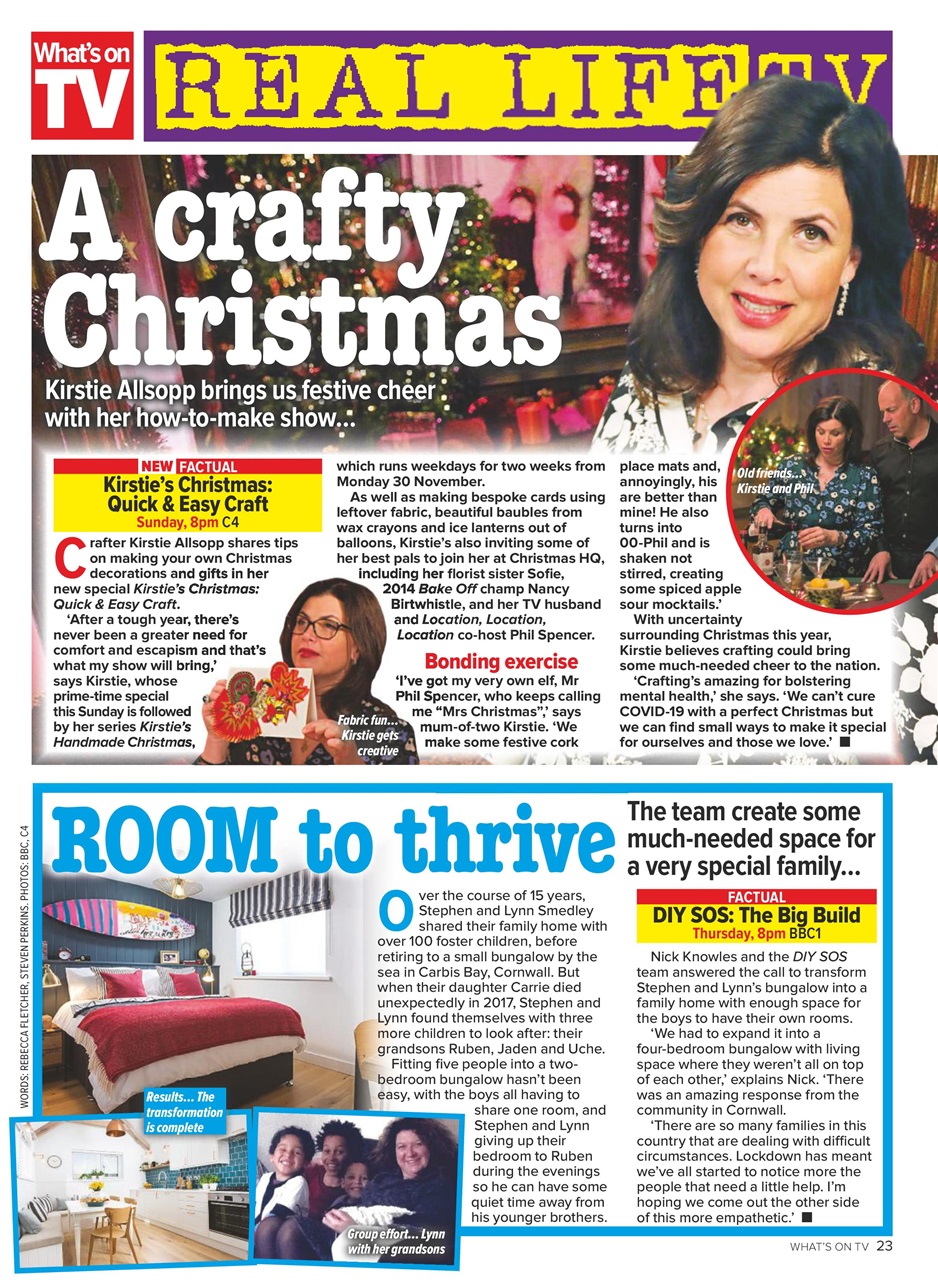 What's on TV Preview Pages