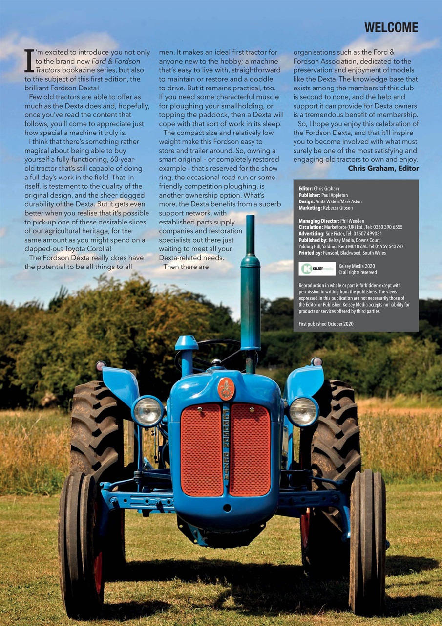 Ford & Fordson Tractor Collection Preview Pages