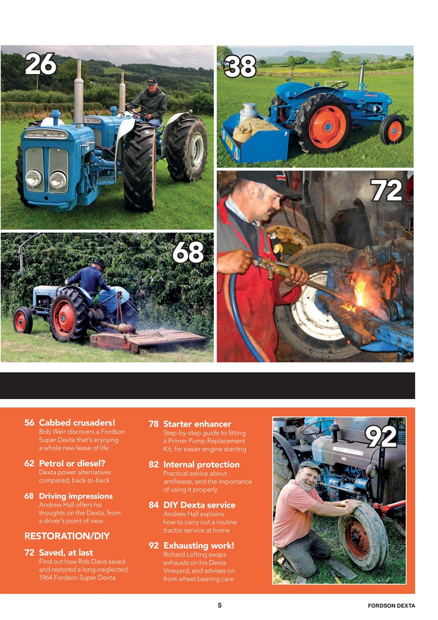 Ford & Fordson Tractor Collection Preview Pages