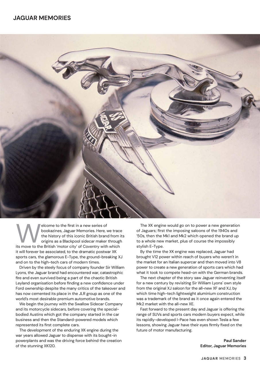 Jaguar Memories Preview Pages
