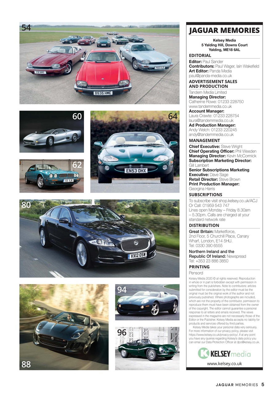 Jaguar Memories Preview Pages