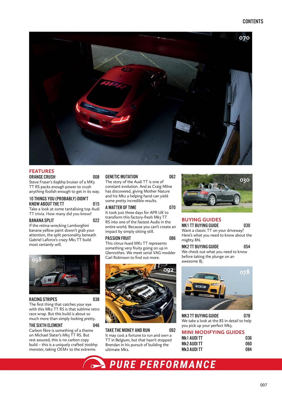 Pure Performance Preview Pages