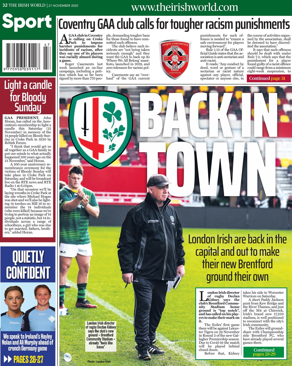 Irish World Preview Pages