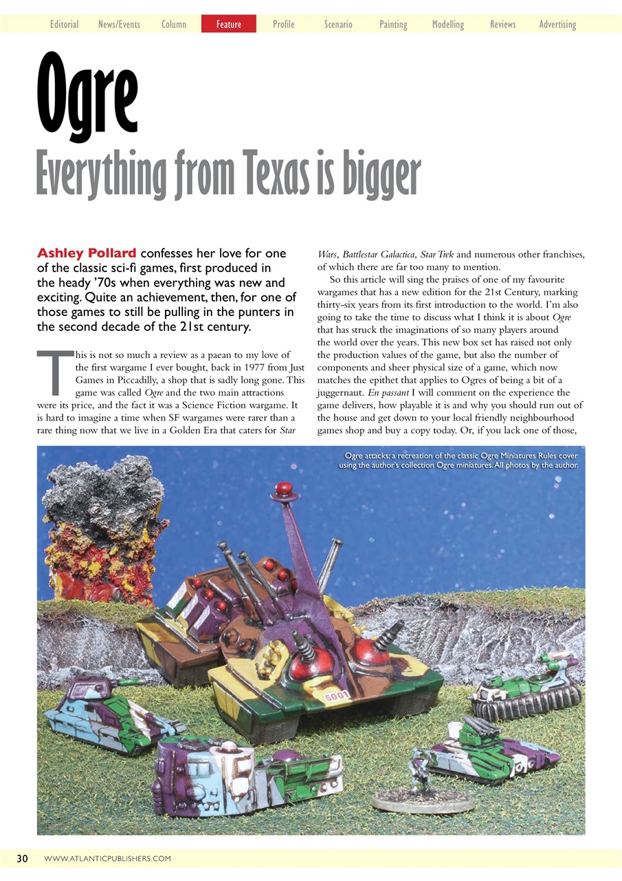 Miniature Wargames Preview Pages