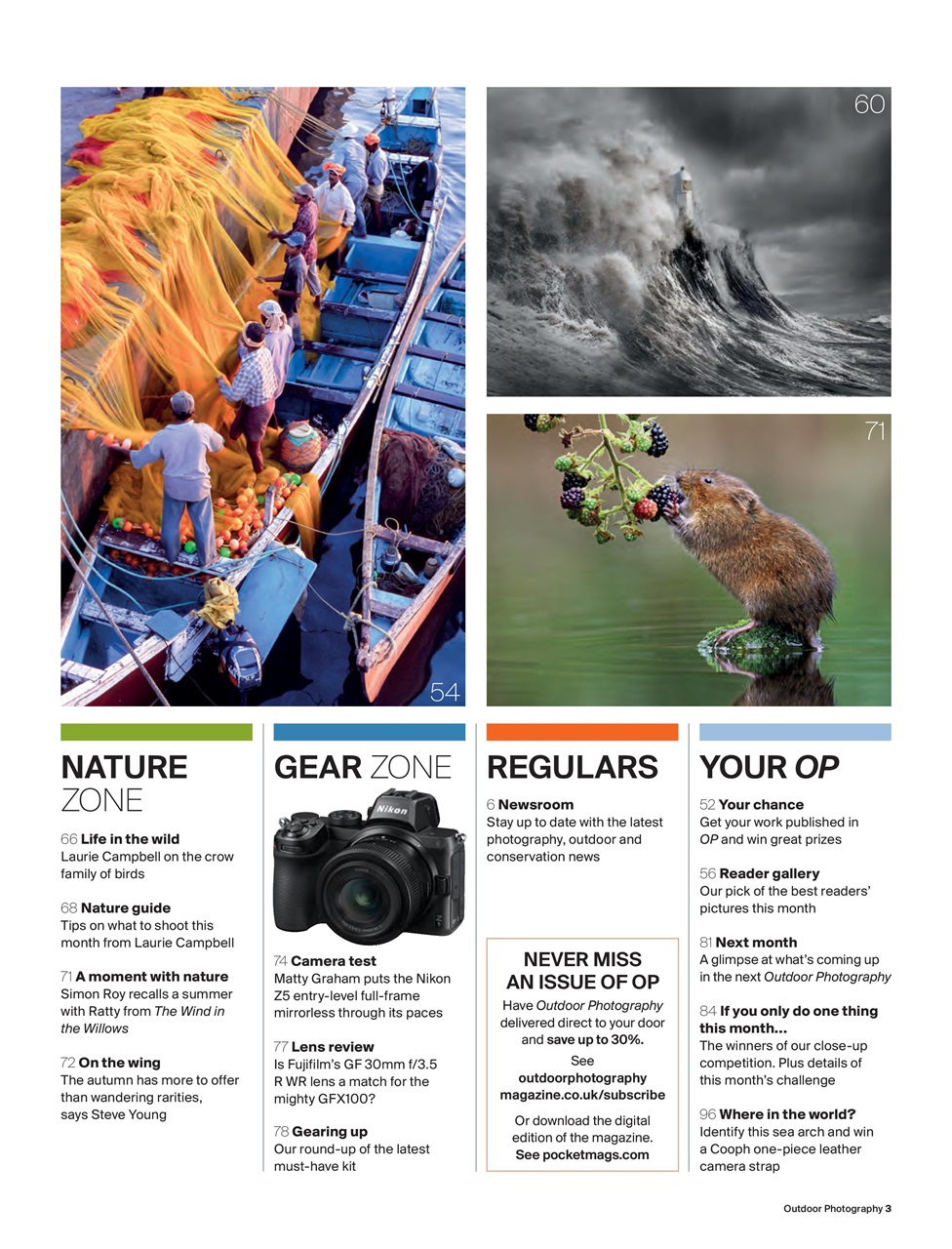 Outdoor Photography Preview Pages